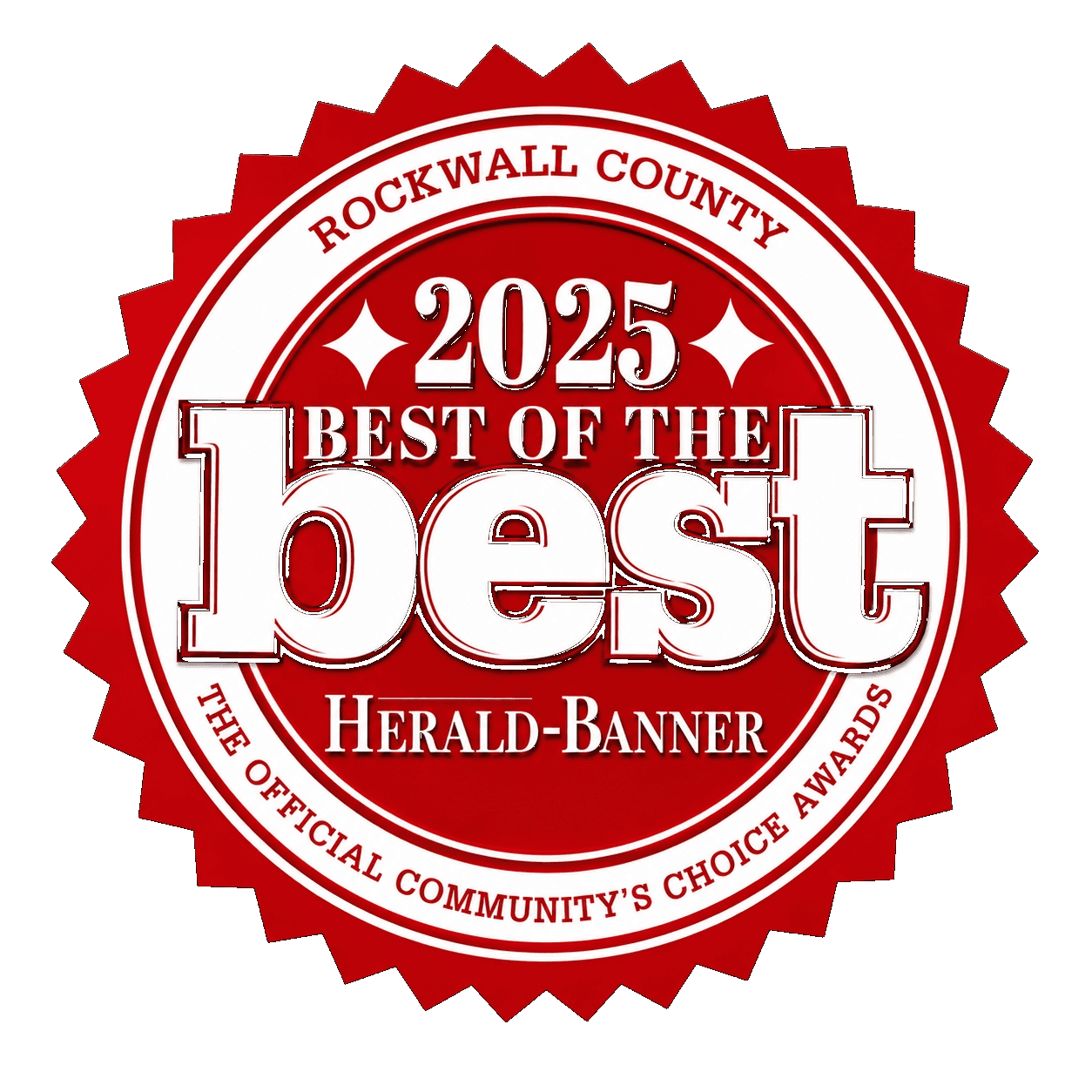 2025 Best of the Best — Rockwall County, Herald-Banner Official Community's Choice Awards